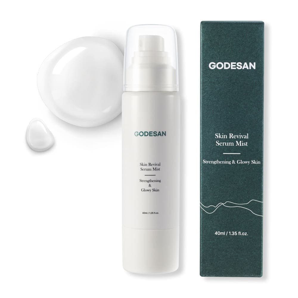 Godesanfine Glow Serum Mist 40ml Spray De Névoa Facial Hidratante Para Pele Com Aparência Fresca