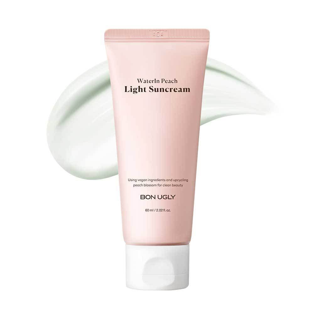 BON UGLY Water In Peach Light Protetor Solar 60ml Fórmula Vegana Leve Cuidado UV Diário