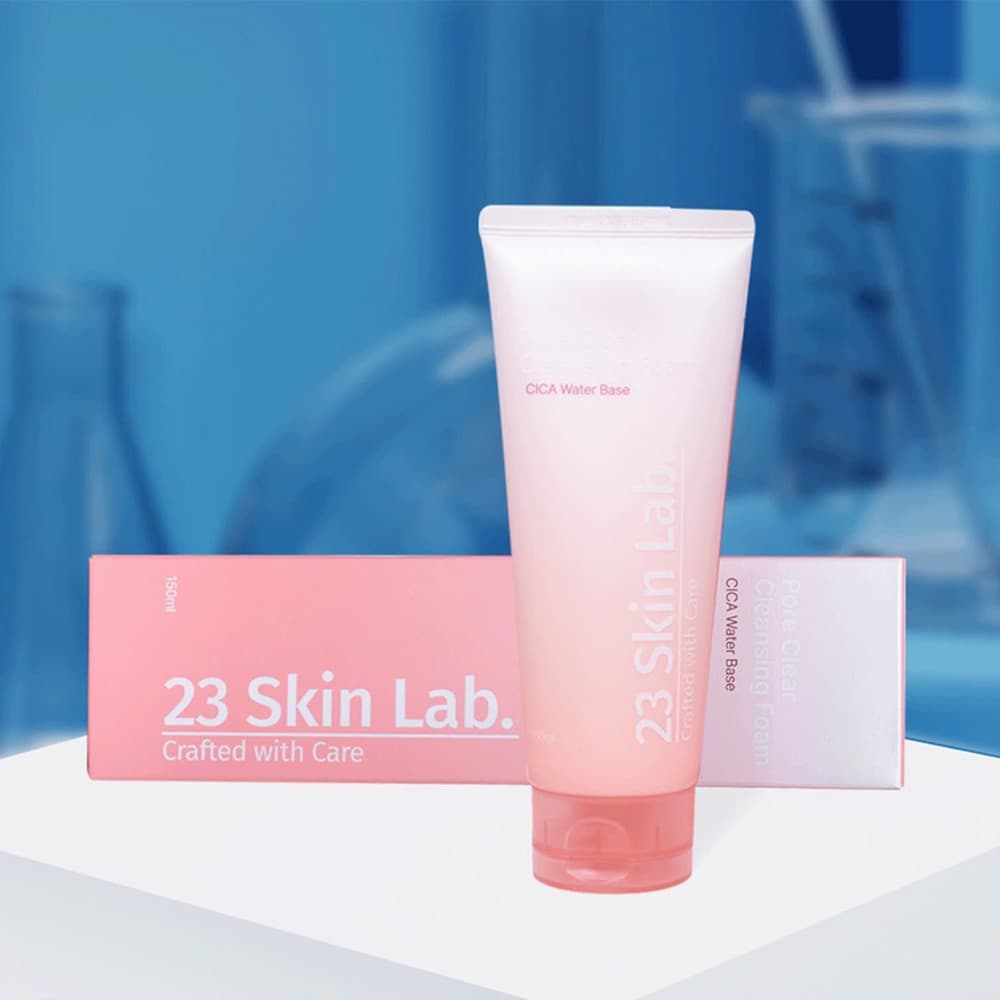 23 SKIN LAB Pore Clear Espuma De Limpeza 150ml Cica Water Base Limpador De Diário