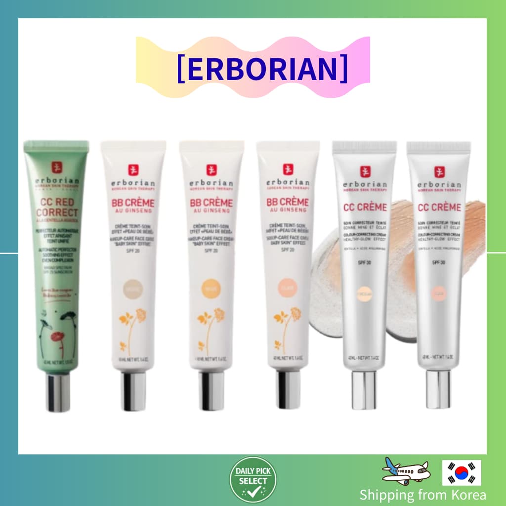 [Erbiano] Base De Maquiagem Coreana CC Red Correct BB Cream