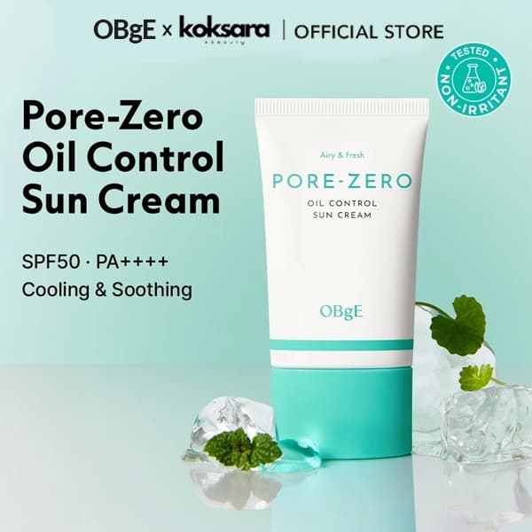 [OFFICIAL] OBgE Pore Zero Oil Control Sun Cream 50ml