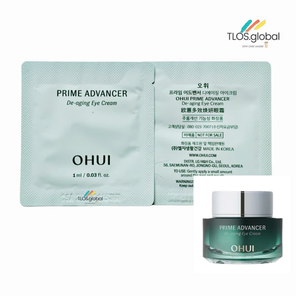 10 Pacotes De 1ml Ou 2 Frascos 5ml Eye Cream OHUI Prime Advancer Pro Creme Para Olhos 1ml