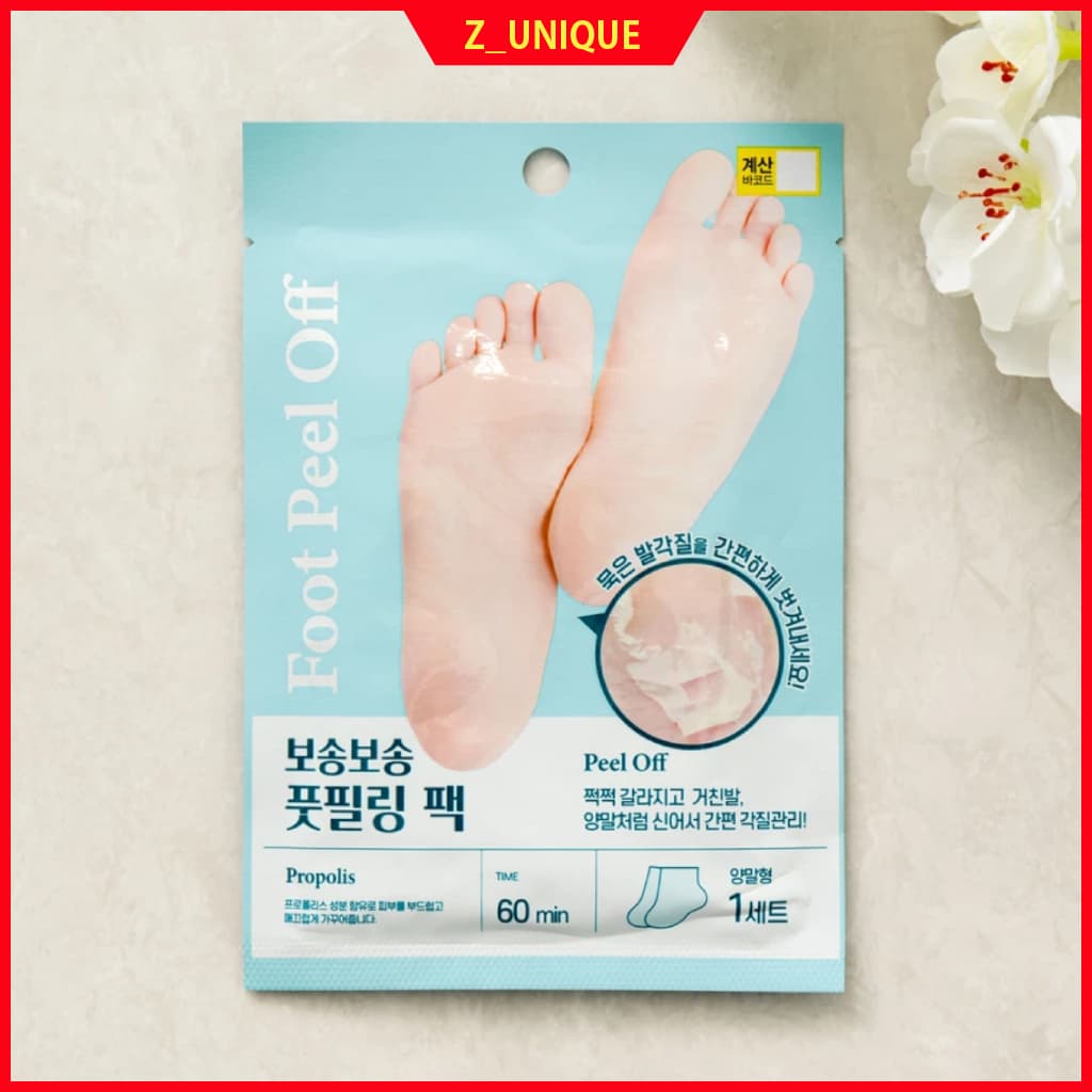 Pacote Miin Speed Foot Peeling Mask (1 Par)-Meia Esfoliante AHA/BHA/PHA De 45 Minutos Para Pés Macios De Bebê Impecável