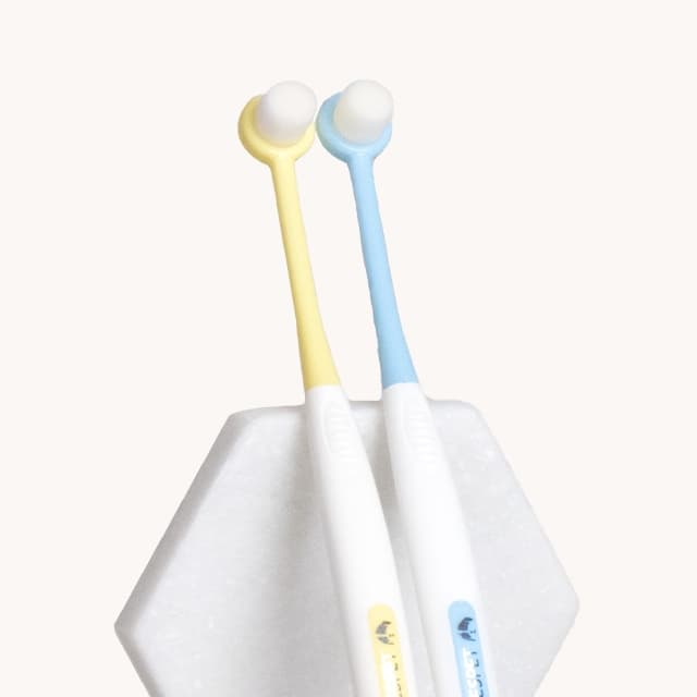 Escova De Dentes Ultrafina Para Animais De Estimação , 0.07 Mm , Alta Densidade , Cerdas Macias , Caixa De 2 Cores