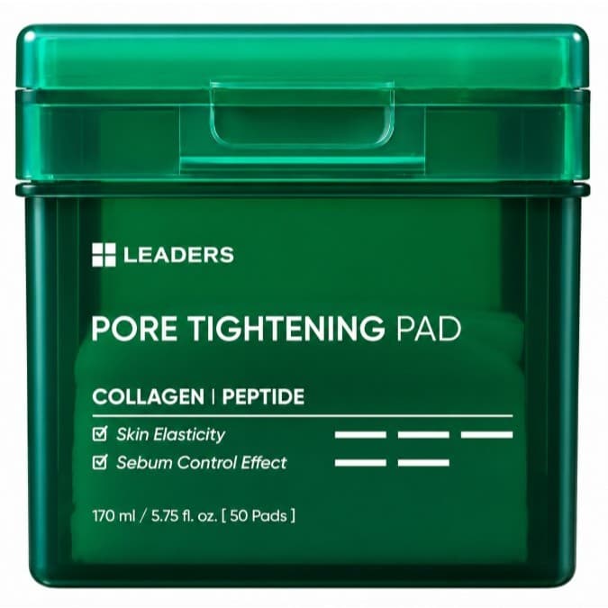 Almofada De Aperto De Poros De Peptídeo De Colágeno Líderes 170ml 50 Almofadas Toner Coreano Hidratante Cuidados Com A P