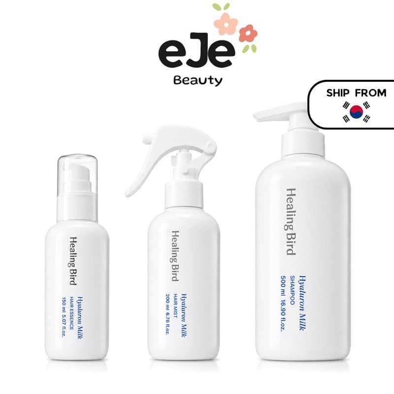 [Cure Bird] Linha Capilar Com Leite Hialurônico (Essência/Névoa Shampoo)