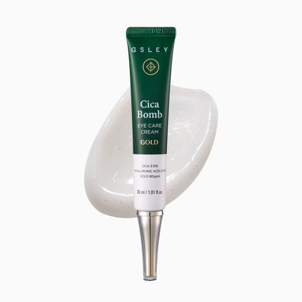 GSLEY Cica Eye Care Cream 30ml Hidratante Ouro Cuidados Diários Coreia