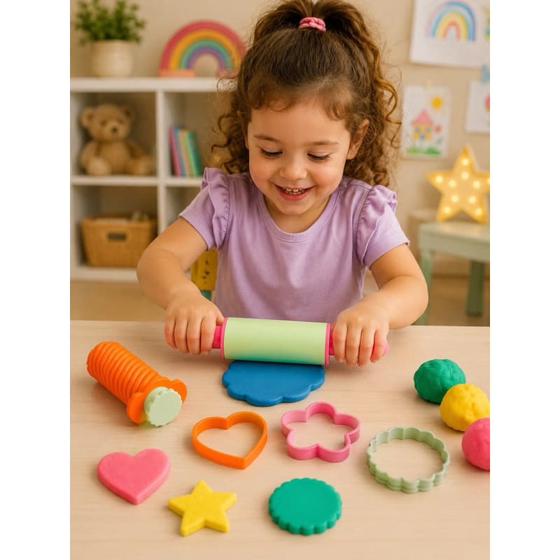 kit Modelador De Massinha Infantil 5 peças
