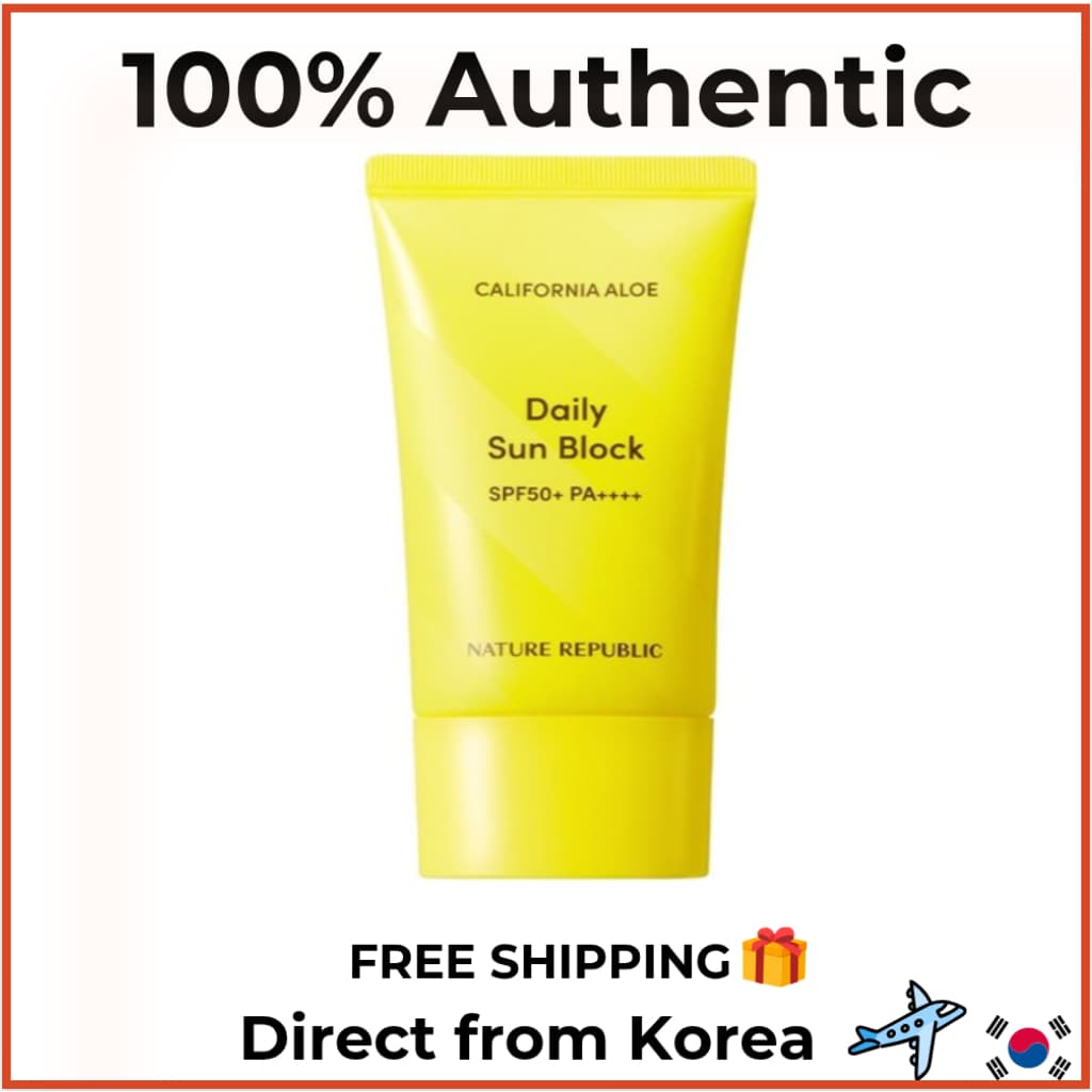 [Nature Republic] Protetor Solar Diário California Aloe 57ml | Proteção UV K-Beauty Direto Da Coreia
