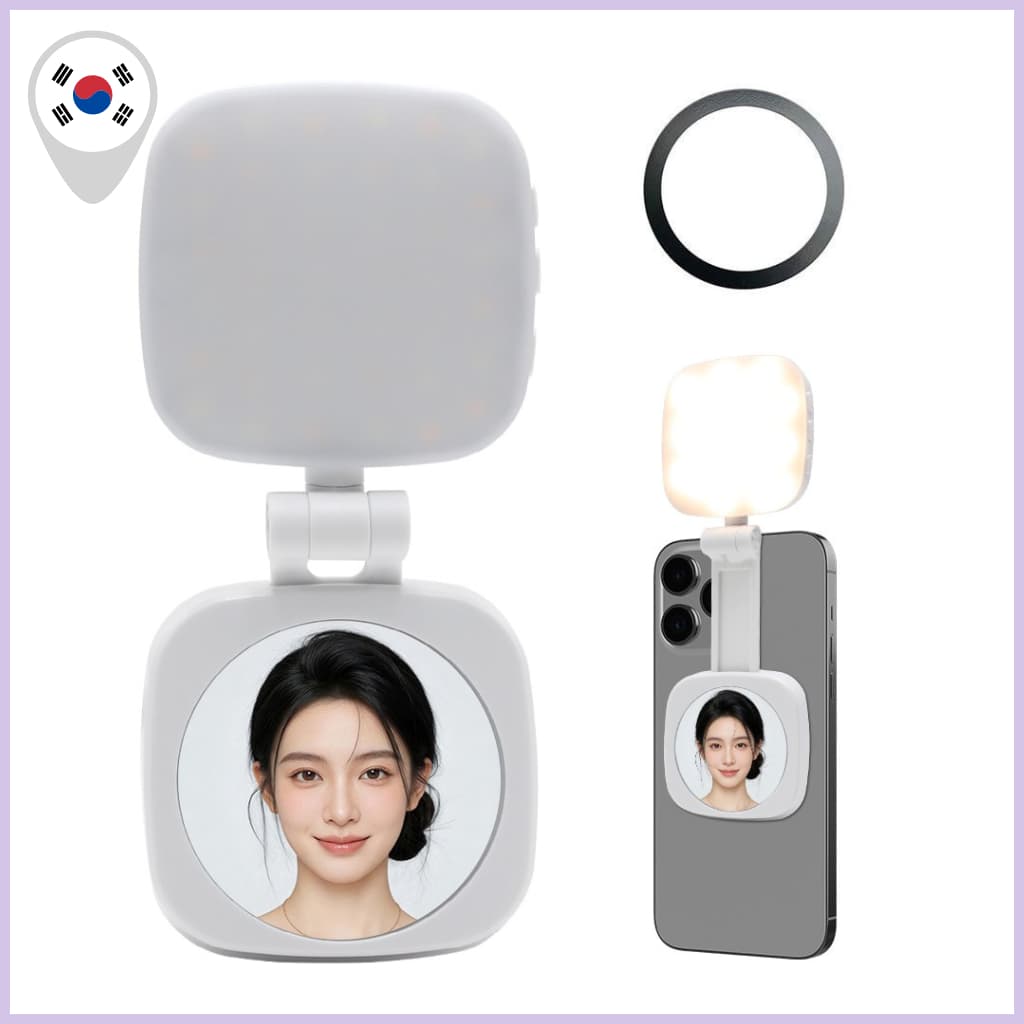 Luz Magnética LED Para Telefone AURRA-Ring Light Anel De Recarregável Selfie , De Preenchimento Portátil Iluminação MagS