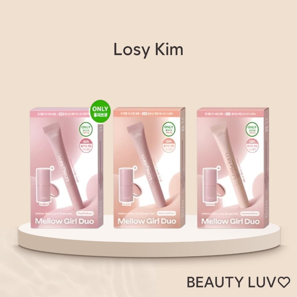 [Losy Kim] PDRN Tinted Lip Ampoule 10ml / Lip Tint Glow Brilho Maquiagem Coreana