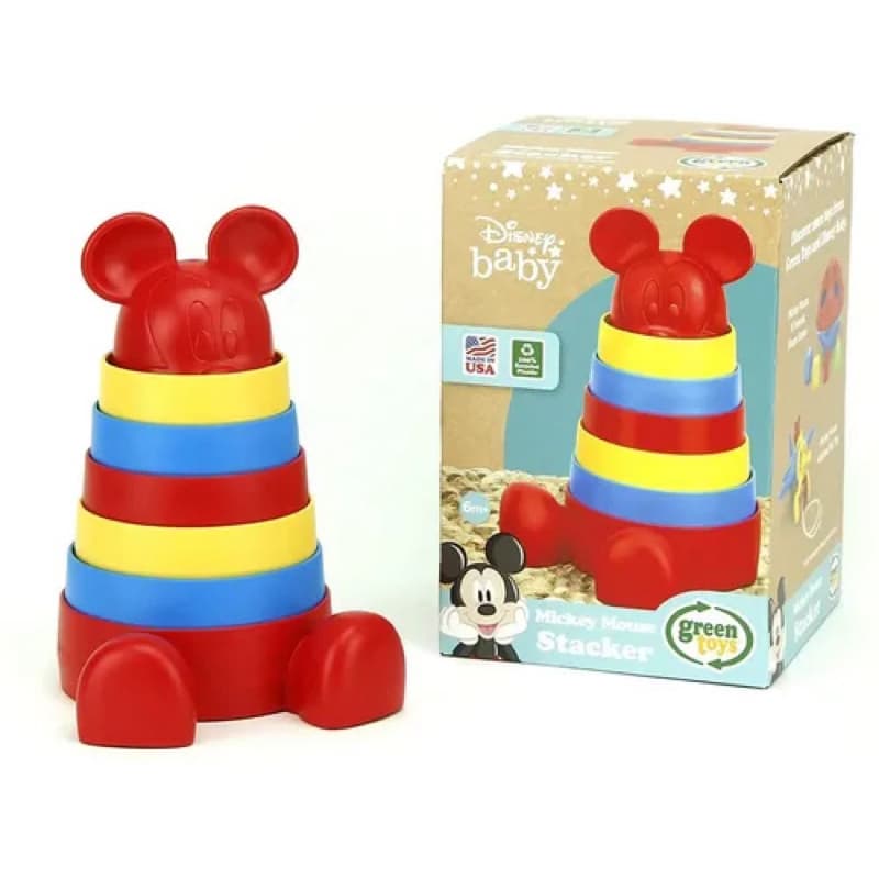 Brinquedo Empilhador Stacker Mickey Mouse Disney Baby Green Toys Novo