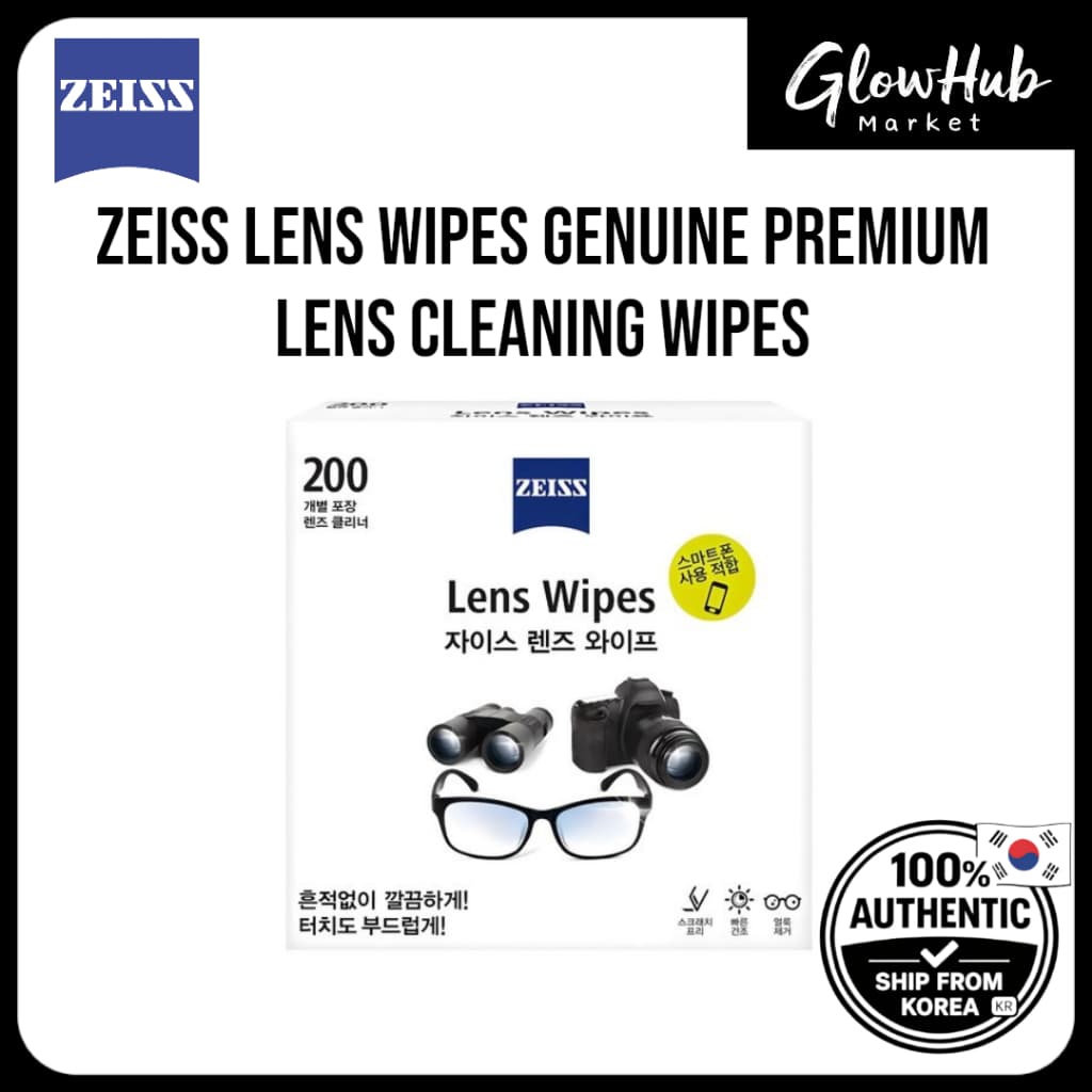 Limpador De Lentes ZEISS 30p/60p/100p | Limpeza Do Monitor Da Tela Smartphone Lente Câmera Dos Óculos