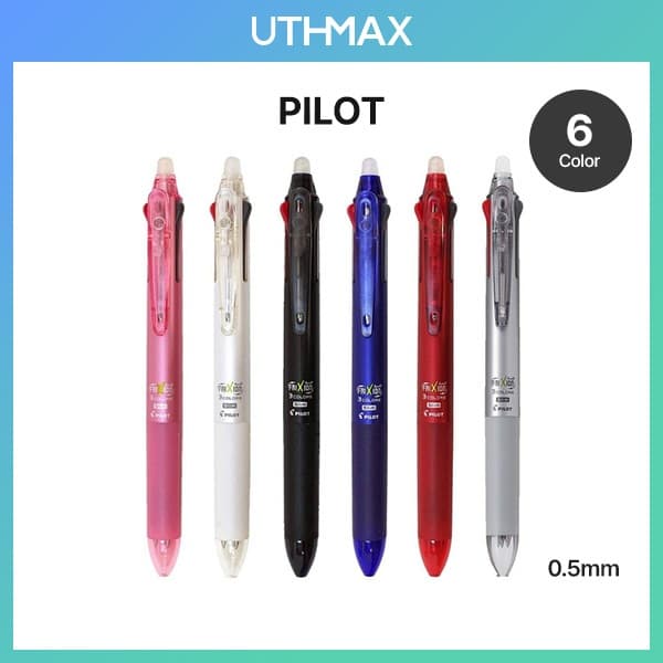 [Pilot] Japão Frixion Ball 3 Slim 3 Cores Apagável Multipen 0.5mm (6)