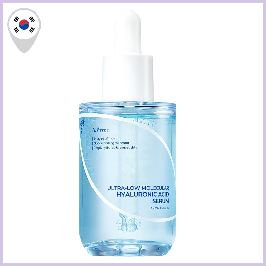 [ISNTREE] Soro De Ácido Hialurônico Molecular Ultrabaixo 50ml-Hidratação Profunda De 14 Camadas , Reforço De Umidade De