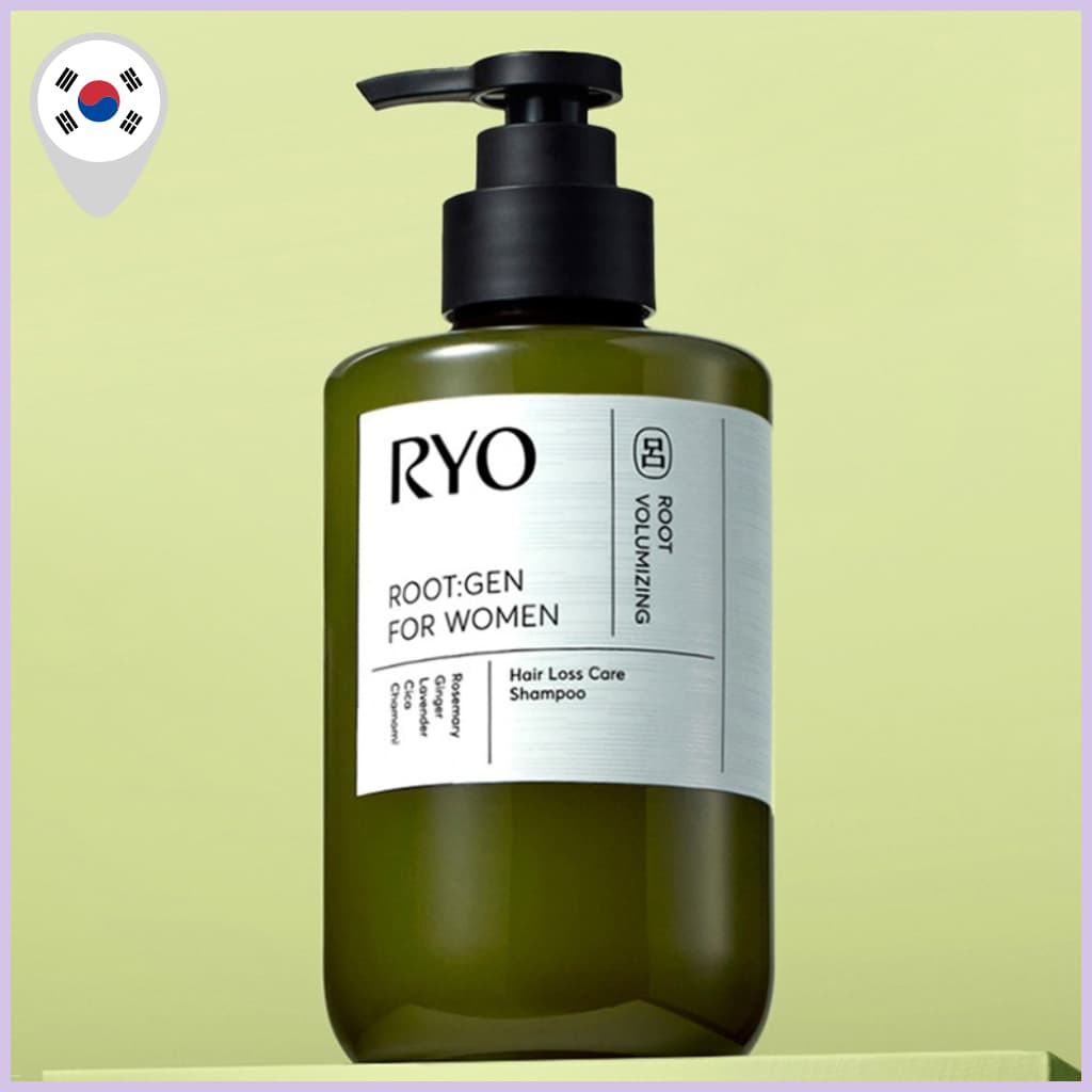 [RYO] Root:Gen Hair Loss Care Shampoo Para Mulheres-Volumizing Scalp 515ml , Antiqueda , Fórmula Vegana
