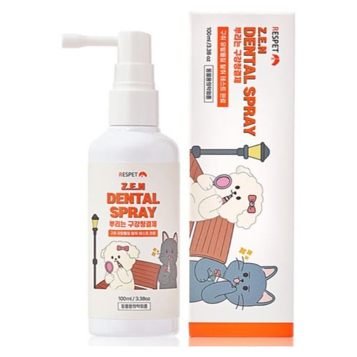 [RespetLab] Pasta De Dente Em Spray Para Cuidados Bucais Animais De Estimação 100ml · Remoção De Mau Hálito Cuidado Odon