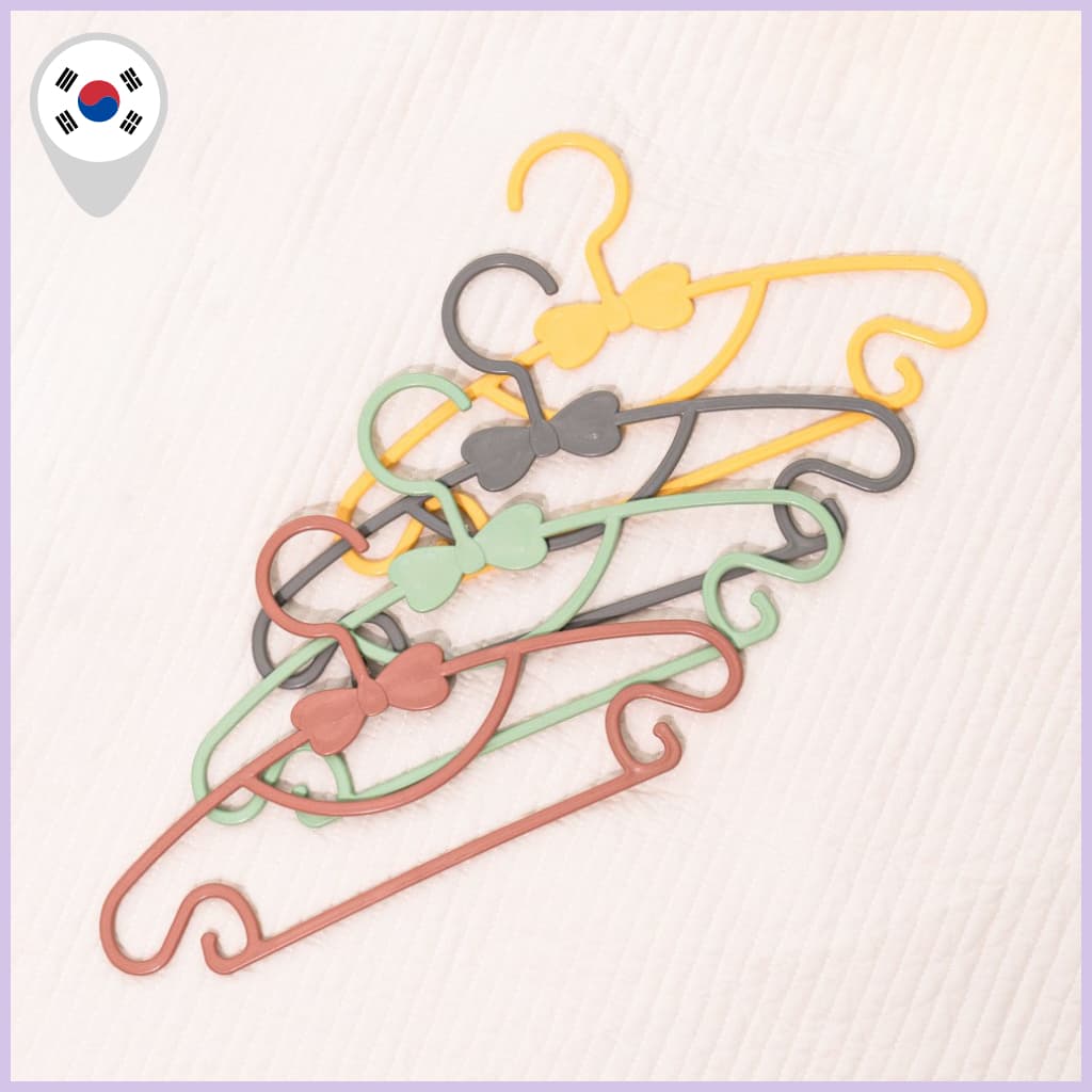 [Little Cloud] Cabide Infantil Multi Antiderrapante , Rosa Seca , 20 Unidades