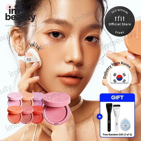 [TFIT Oficial] Blush Almofada De Veludo Fofo 4g – Fácil Aplicação De Para Descarga Natural
