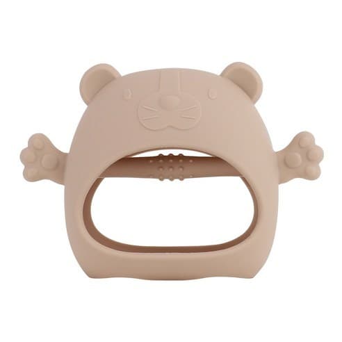 Mordedor De Bebê De Silicone Leão HAPPYPLAY | Brinquedo De Dentição Calmante Sem BPA Para Bebês Coreano Seguro