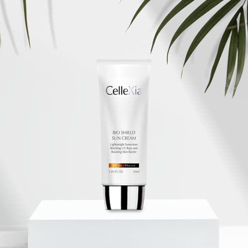 CELLEXIA Bio Shield Creme Solar Fps50 + PA + 50ml Ceramida Proteção UV Cuidados Solares Diários