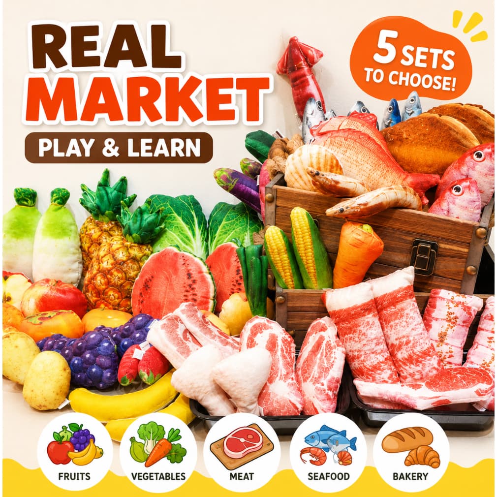 TiffaHapa Pretend Market Play Set Role Toy Jogo De Aprendizagem Econômica Para Crianças