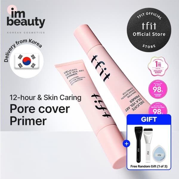 [TFIT Oficial] Delicate Silk Veil Art Primer 30ml – Textura Suave E Sedosa Para Base Impecável