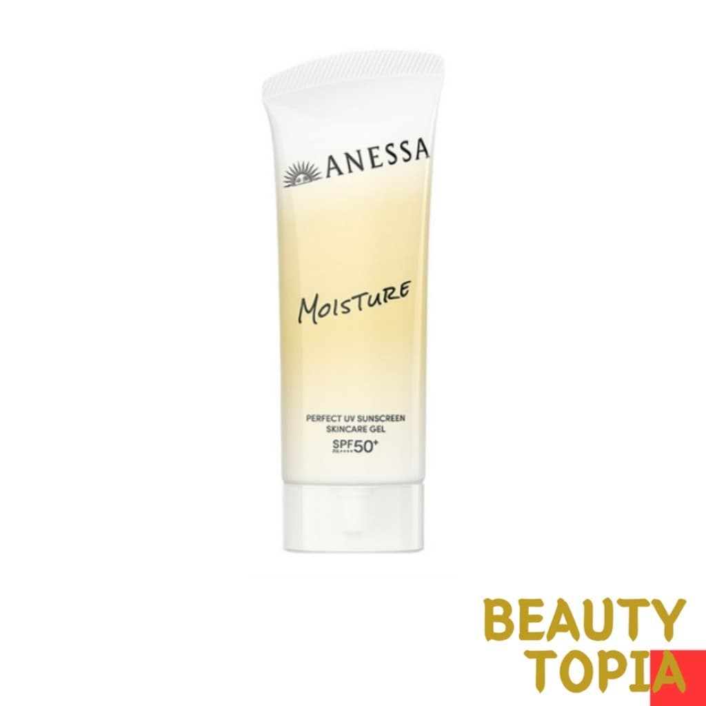 ANESSA protetor solar prova d água hidratante facial para Pele seca Perfect UV Sunscreen Skincare Gel SPF50+ PA++++ 90ml waterproof