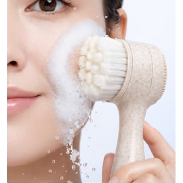 Ongidogam Escova Facial De Limpeza De Poros , Silicone Duplo , Cerdas Ultrafinas , De Lavagem , 1 Peça , Cuidados Diário
