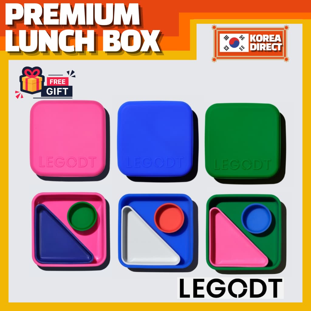Legodt Lancheira premium 650ml Bandeja modular Microondas freezer Hermético bento Caixa Acampamento Piquenique Comida