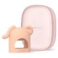 Mordedor De Bebê De Silicone MOYUUM Elefante | Massageador De Gengivas Calmante Para Bebês Brinquedo De Dentição Coreano
