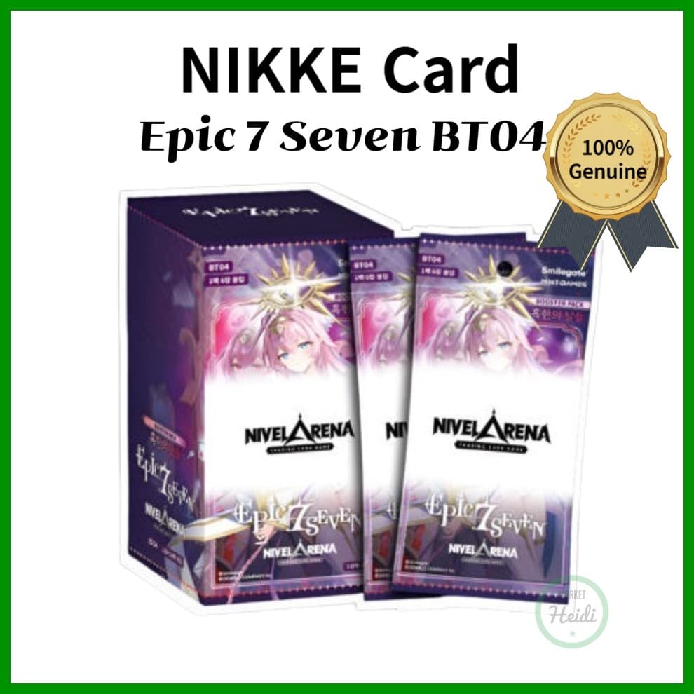 Coreia 🇰🇷 Nikke Nivel ARENA Dias Frios Épico 7 Sete Pacote Booster BT04