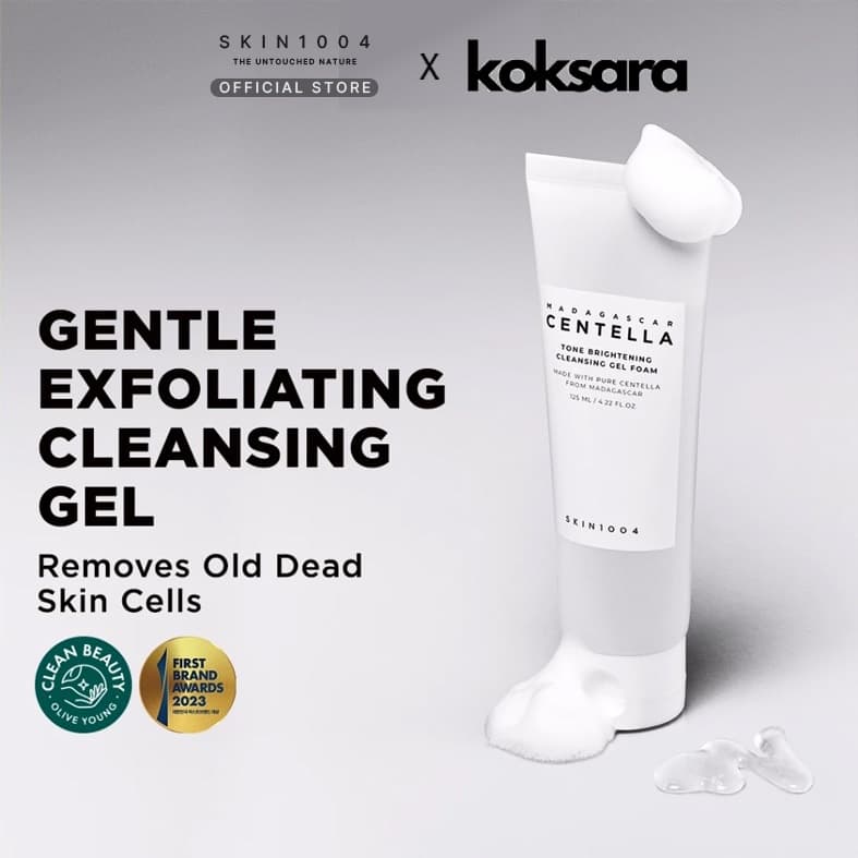 SKIN1004 Madagascar Centella Tone Brightening Cleansing Gel Foam 125ml