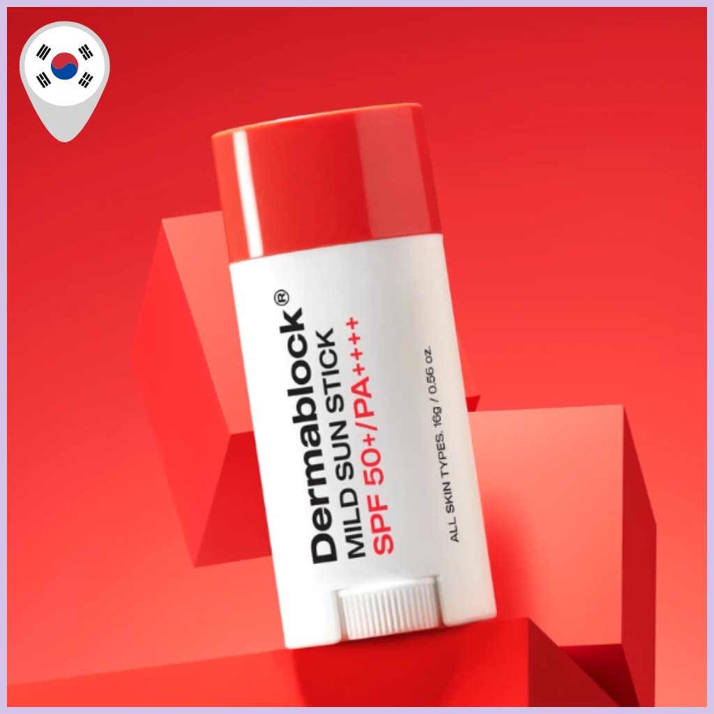 [Cell Fusion C] Dermablock Mild Sun Stick 16g Fps50 + PA +-Proteção Solar Portátil Para Rosto E Corpo , Fórmula Suave To