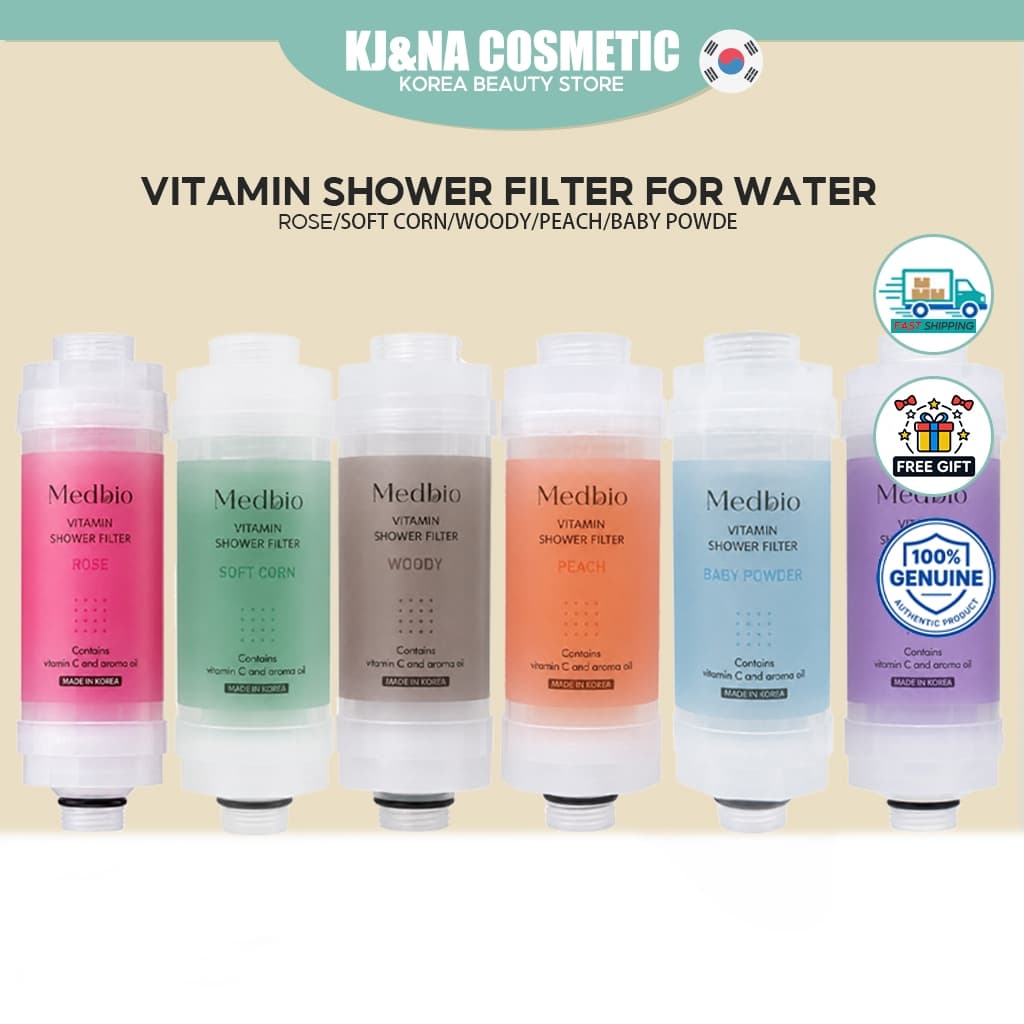 Filtro De Banho Vitamínico Medbio Para Água