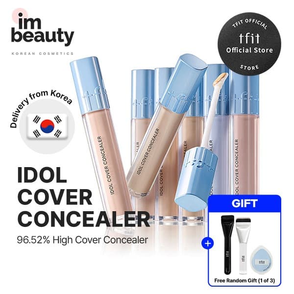 [TFIT Oficial] Corretivo Idol Cover 6.5g (Alta Cobertura Impecável/Nova Embalagem)