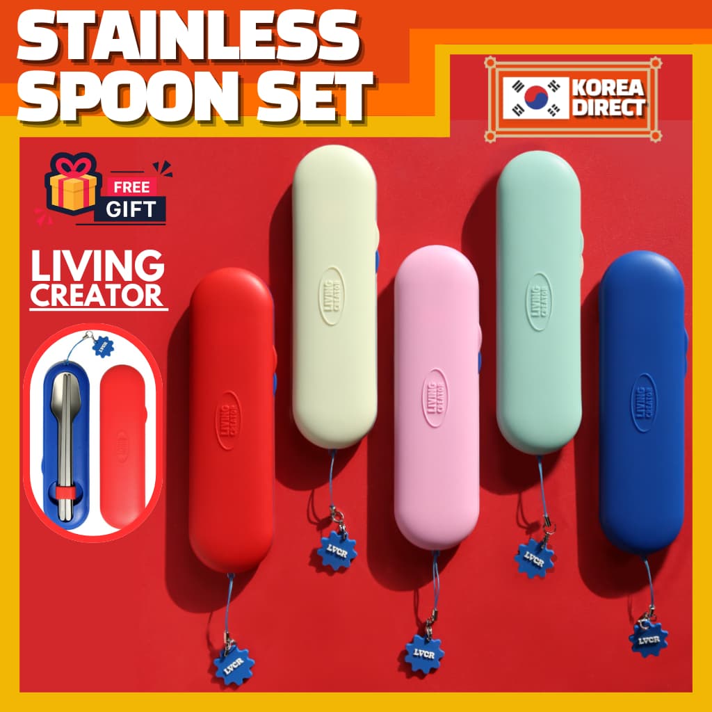 [LIVINGCREATOR] Conjunto De Talheres De Aço Inoxidável 1 Ultraleve , Ultrafino Sus304 Design Silencioso Com Estojo