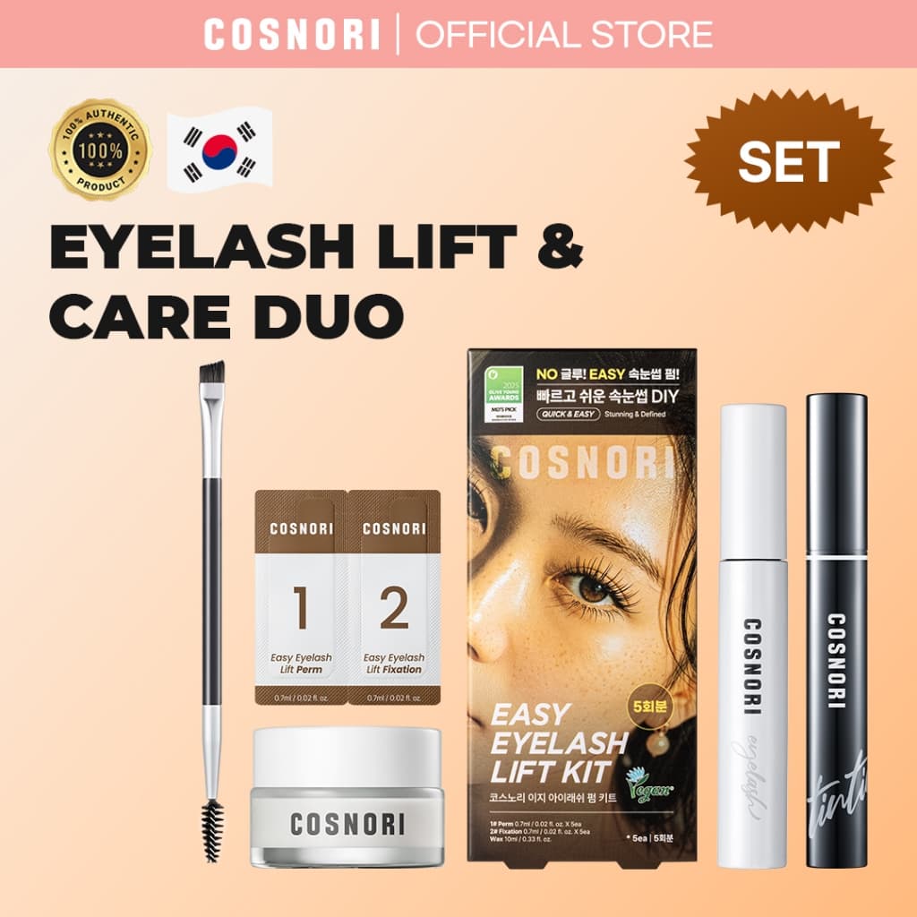 Prosperityusbundlecosnori Eyelash Lift & CARE DUO (Kit Fácil De Levantamento De Cílios , Soro Longos E Ativos Tingimento