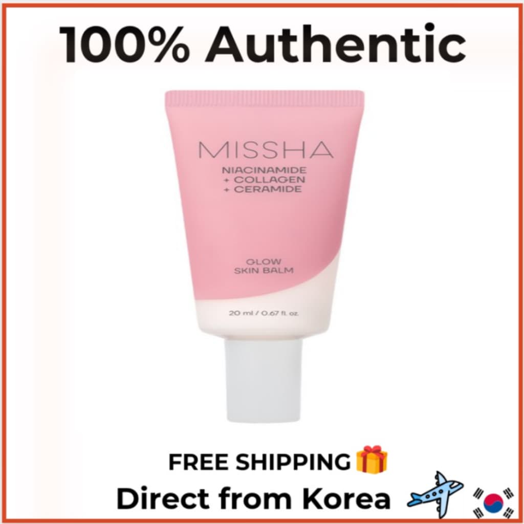 [Missha] Bálsamo De Pele Brilhante 20ml | Mini Creme Facial Luminoso Base De Umidade Maquiagem K-Beauty