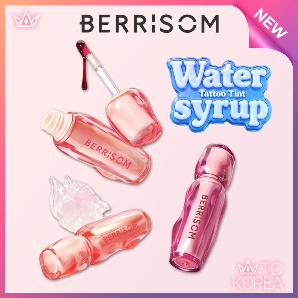 BERRISOM < NEW/DAISO > Tinta De Tatuagem Com Xarope De Água 5 Cores (3ml)