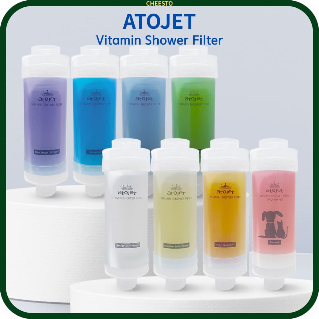 Filtro De Banho De Vitamina ATOJET – Fragrância Para Chuveiro