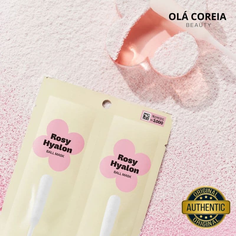 DAISO-Pacote Com 2 Máscaras Mimo by Mamonde Rosy Hyaluron Ball (Amorpacífico)