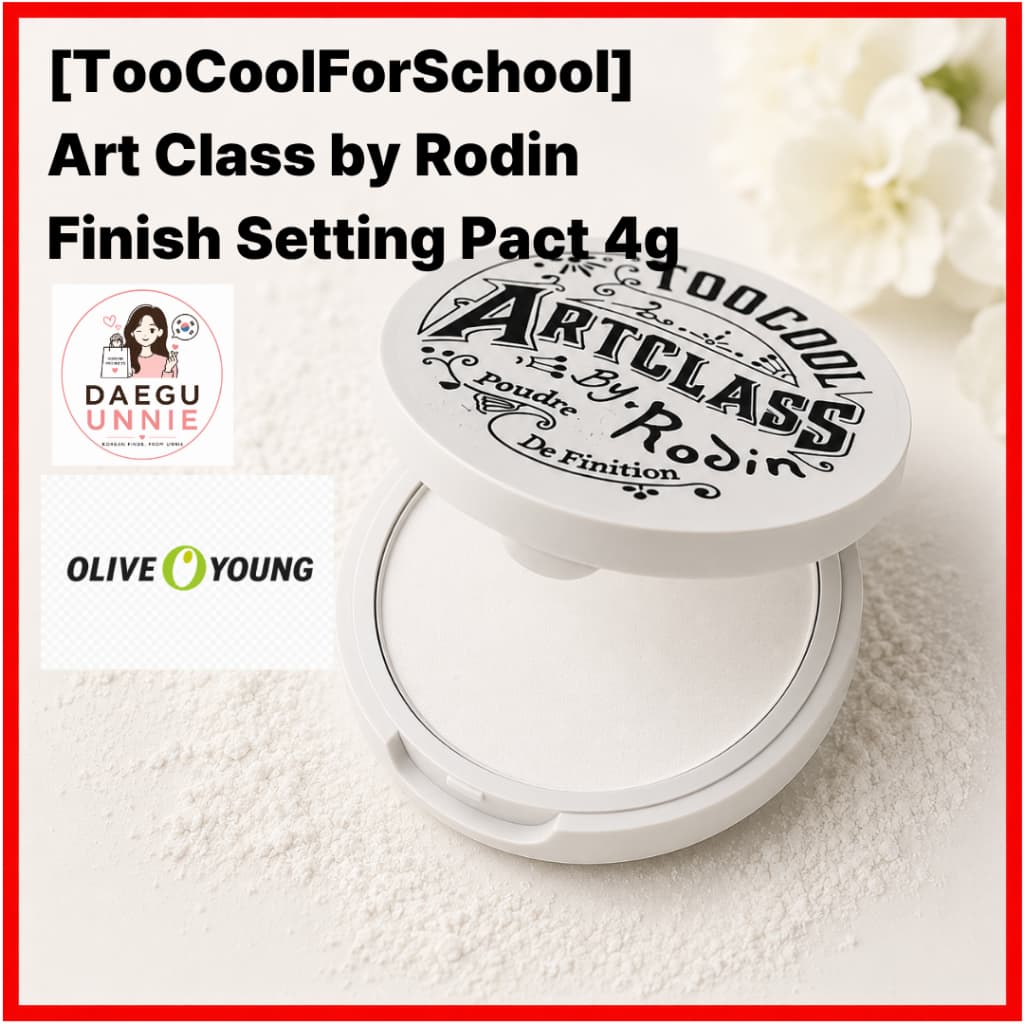 [Olive Young] [TooCoolForSchool] Art Class Da Rodin Finish Setting Pact 4g/Fabricado Na Coreia Pó De Configuração/Acabam