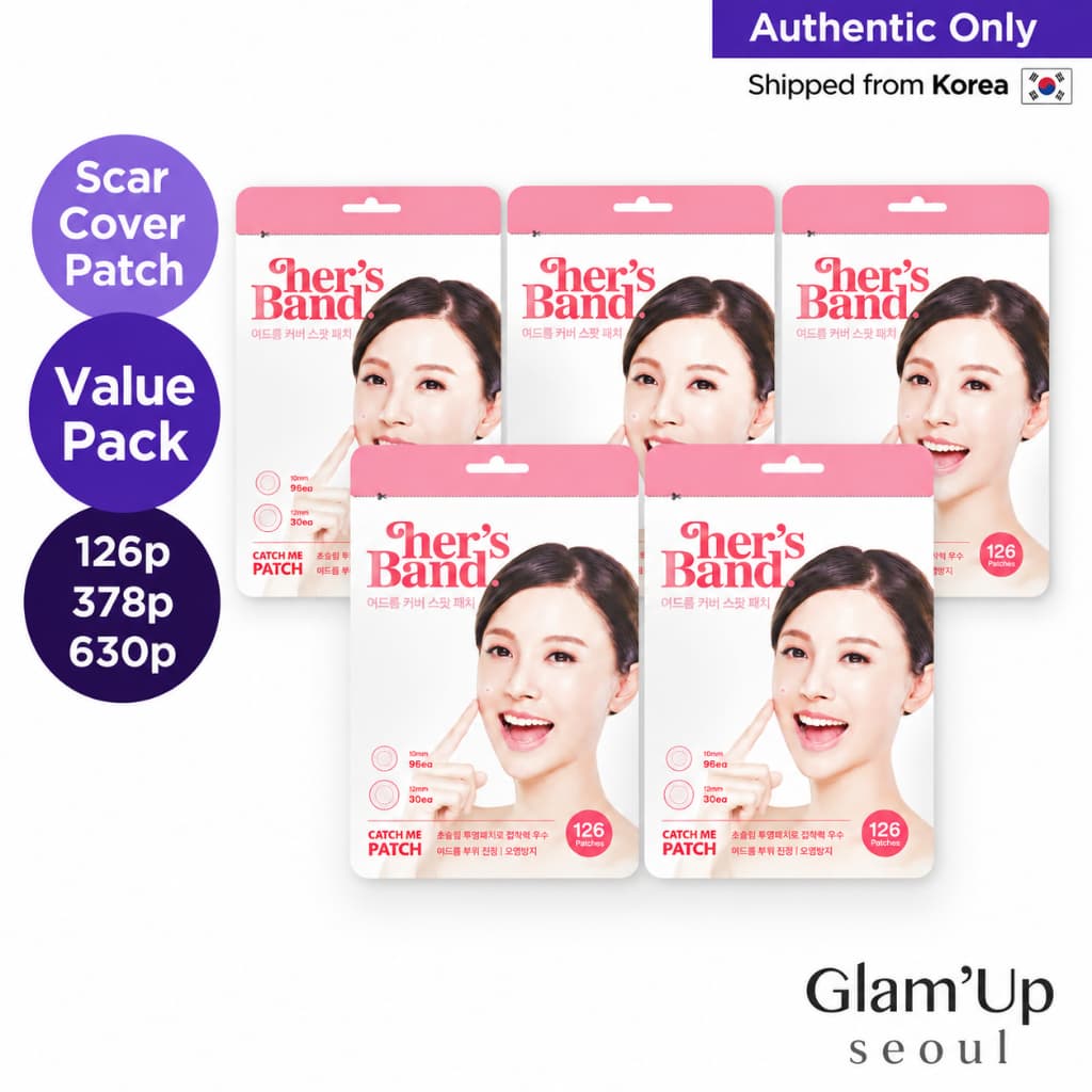 🇰🇷 [Catch me Patch] (Pacote Econômico De 630 Unidades) Her's Band Hidrocolóide Pimple Acne Adesivos Coreia