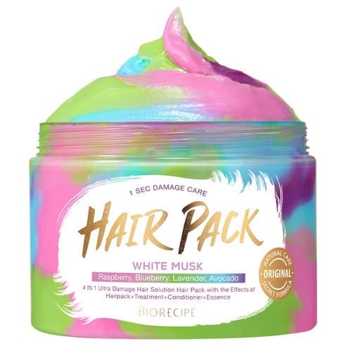BIORECIPE 1 Sec Damage Care Pacote De Cabelo 4 Em 1 300g 1 Unidade-Tratamento De Reparo Instantâneo Para Cabelos Secos E