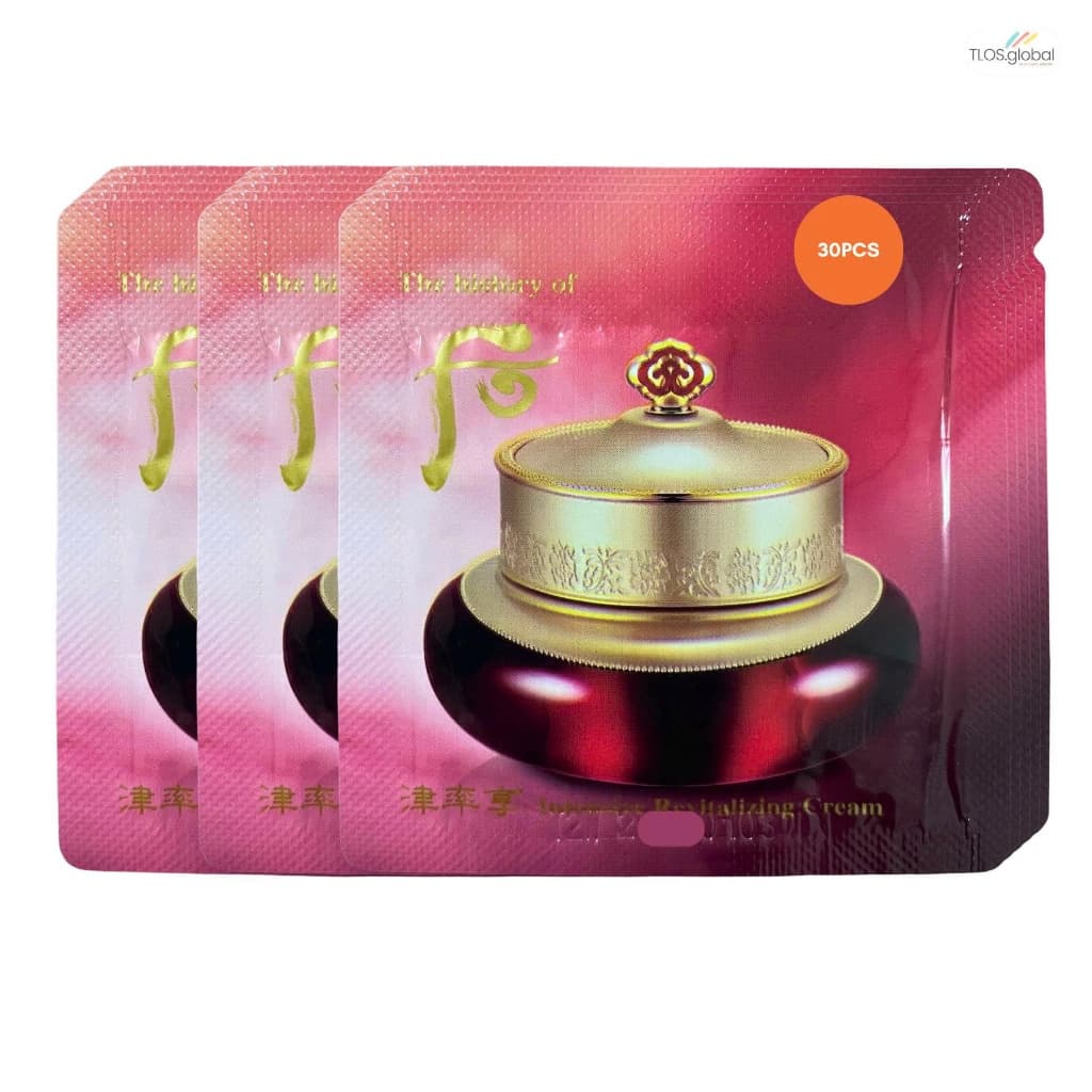 15 or 30pcs Whoo Jinyulhyang Intensive Revitalizing Cream 1ml sachet anti wrinkle aging lifting