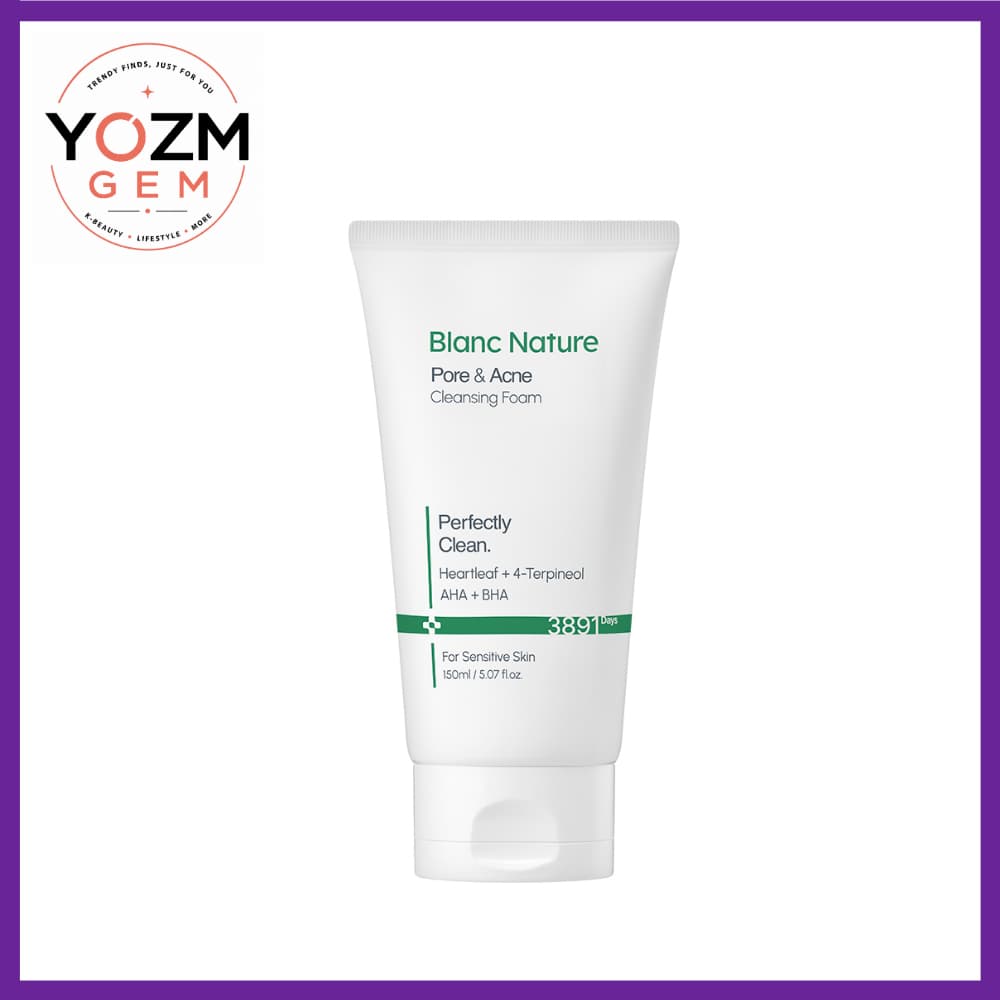 Blancnature Acne Care Espuma De Limpeza 150ml 1pc Facial Coreana Para Pele Perturbada Lavagem Diária