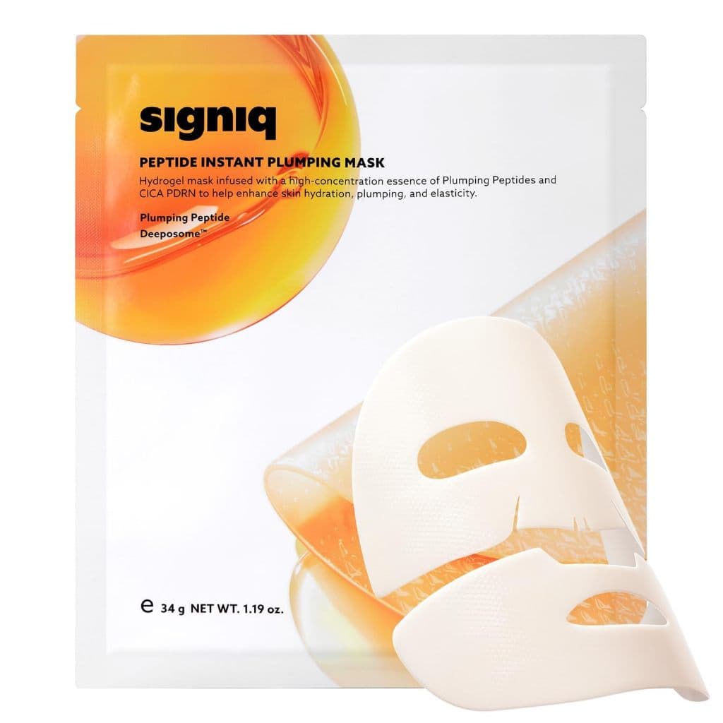 Máscara Instantânea De Preenchimento De Peptídeo SIGNIQ , De Hidrogel Em Relevo 34g x 3ea