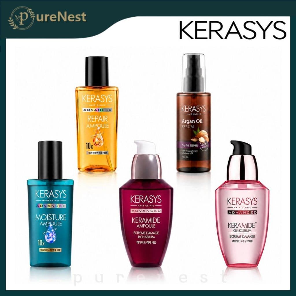 [Kerasys] Óleo capilar reparador Kerasys Moisture Curling hair soro de ampola collection