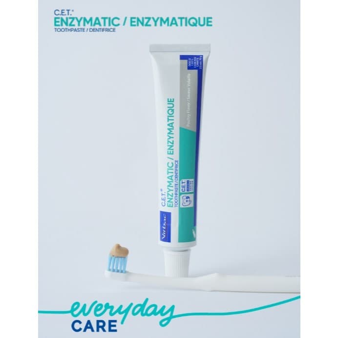 Virbac Cet Enzymatic Pet Pasta Dentífrica Sabor Frango 70g | Cuidados Dentários Para Cães E Gatos De Dente Remoção De Tá